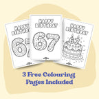 6–7 Activity Placemat, Personalized Printable