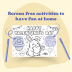 Valentine’s Day Placemat for Kids 3-4
