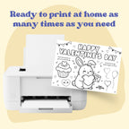 Valentine’s Day Placemat for Kids 3-4