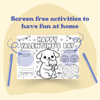Valentine’s Day Placemat for Kids 5 - 7