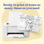 Valentine’s Day Placemat for Kids 5 - 7