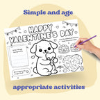 Valentine’s Day Placemat for Kids 5 - 7