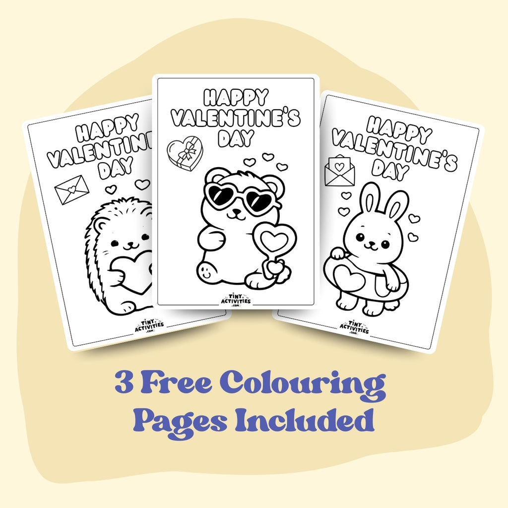 Valentine’s Day Placemat for Kids 8 - 10